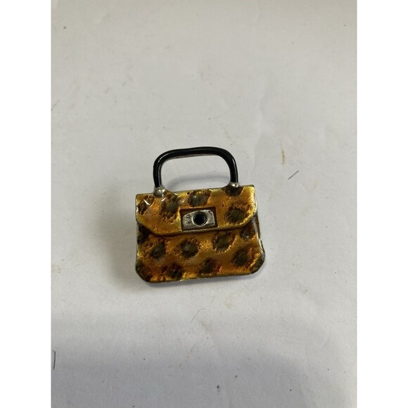 Leopard Print Purse Lapel Pin 1” - Picture 6 of 7